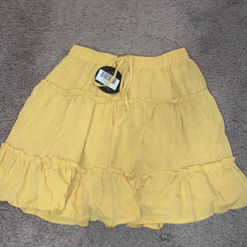 yellow mittoshop skirt
